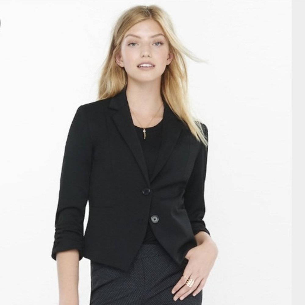 Express Cinched Sleeve Jacket